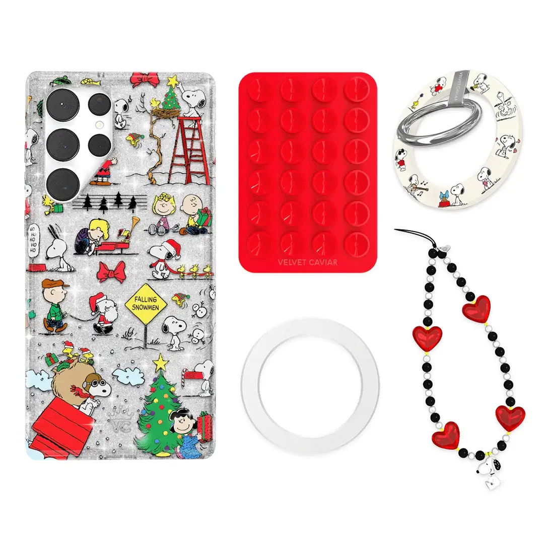 Snoopy Christmas Glitter Galaxy Bundle Set - Grip - Image 3