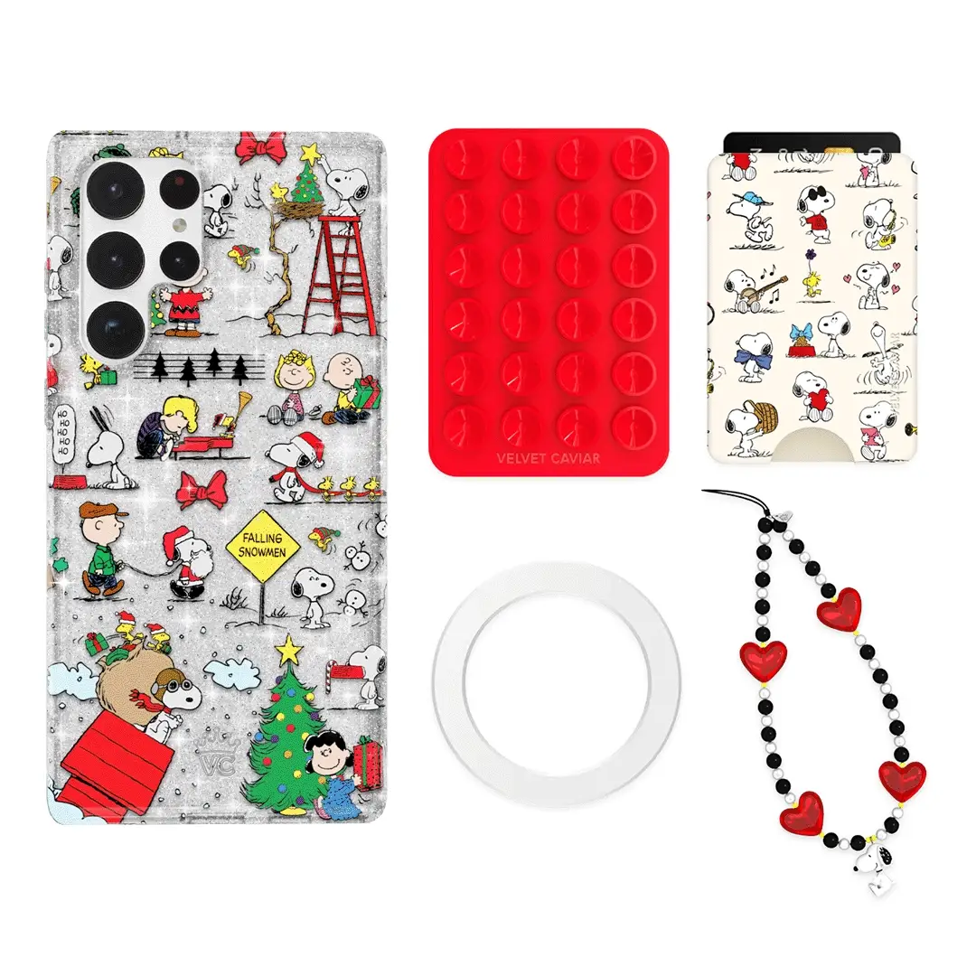 Snoopy Christmas Glitter Galaxy Bundle Set - Wallet - Image 6