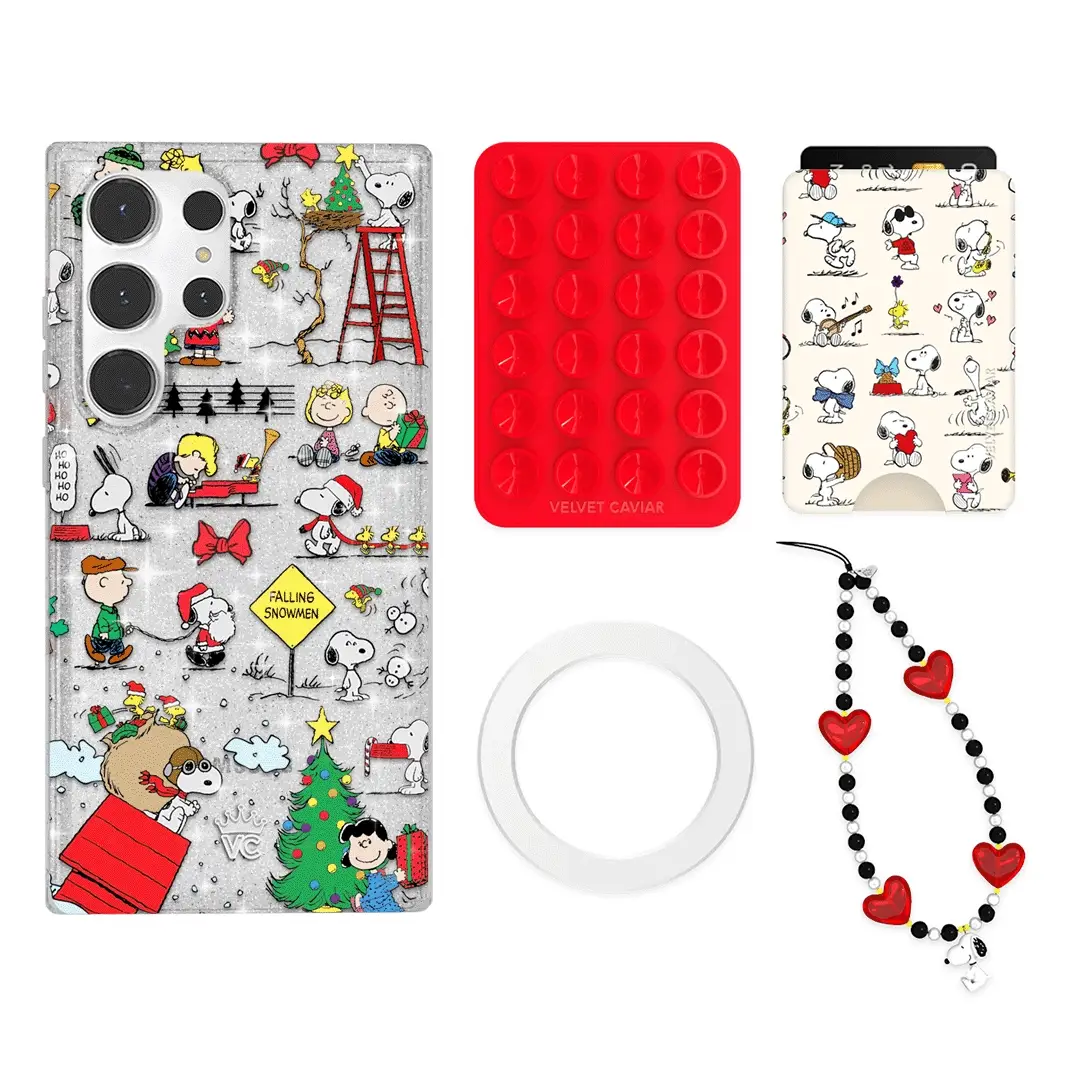 Snoopy Christmas Glitter Galaxy Bundle Set - Wallet - Image 9