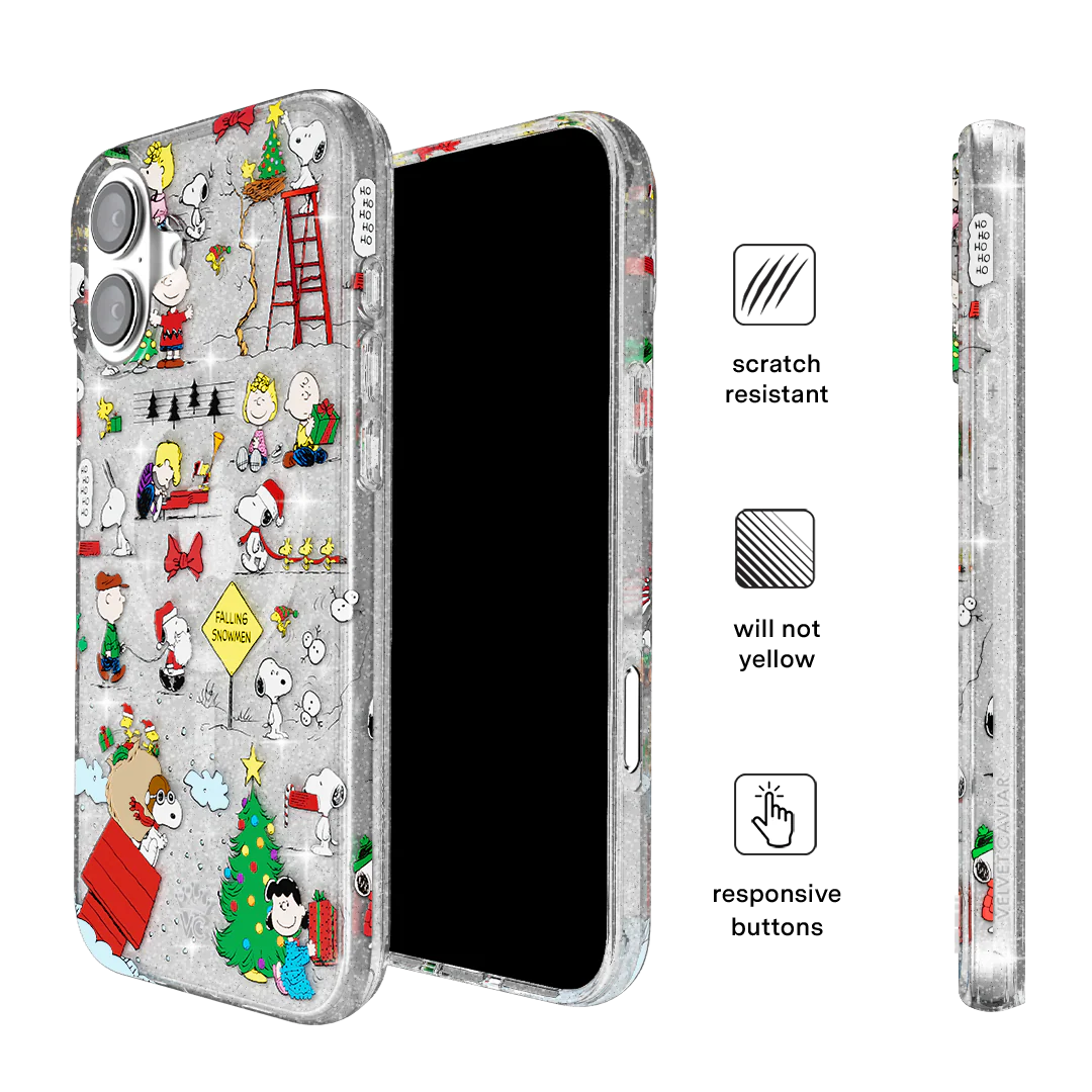 Snoopy Christmas Glitter iPhone Case - Image 10