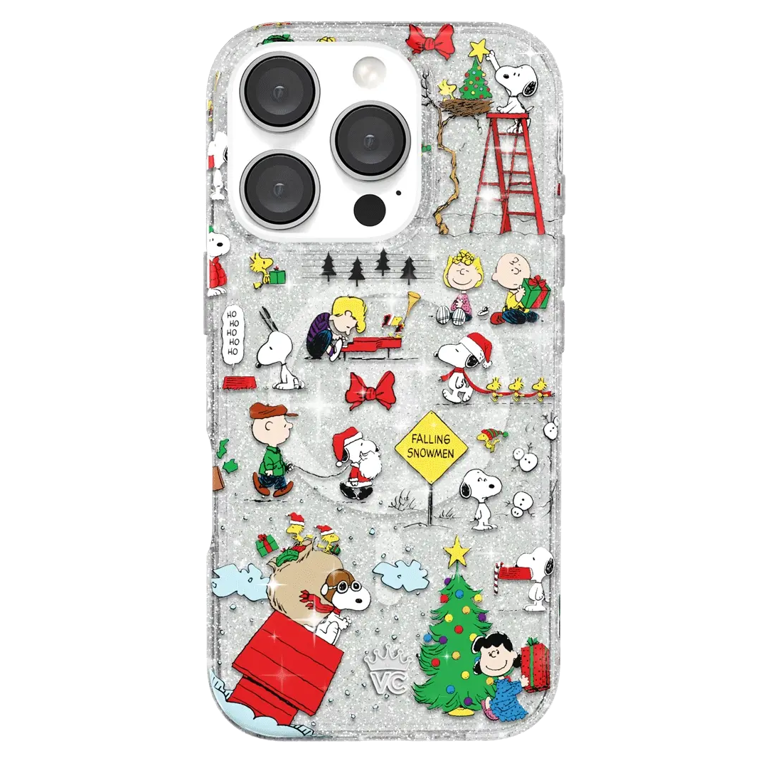Snoopy Christmas Glitter iPhone Case - Image 11