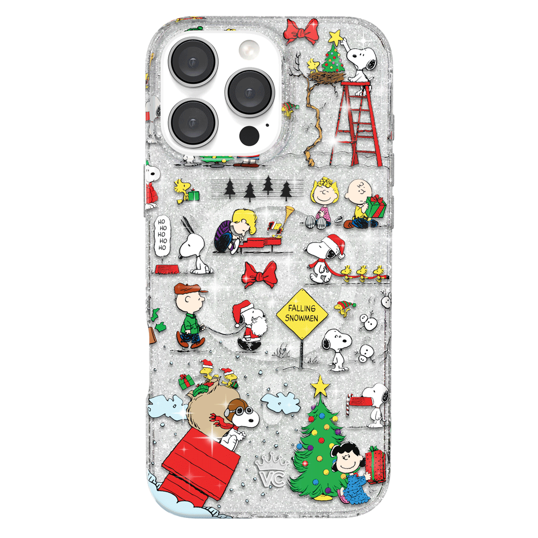 Snoopy Christmas Glitter iPhone Case - Image 16