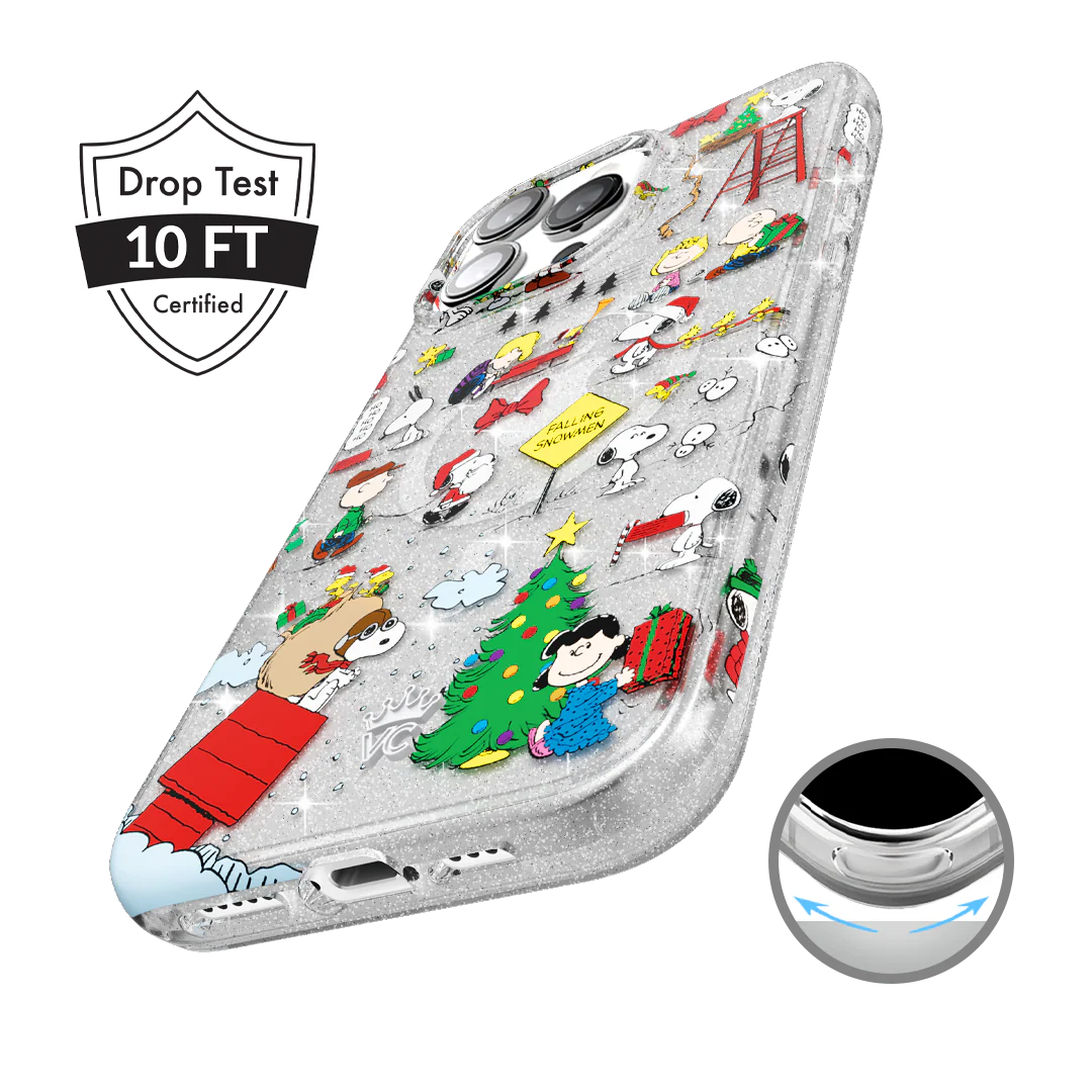 Snoopy Christmas Glitter iPhone Case - Image 19