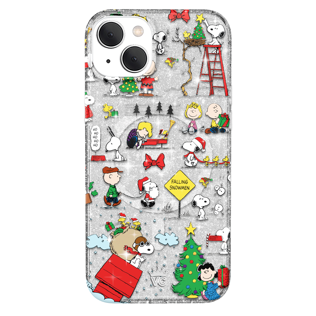Snoopy Christmas Glitter iPhone Case - Image 21