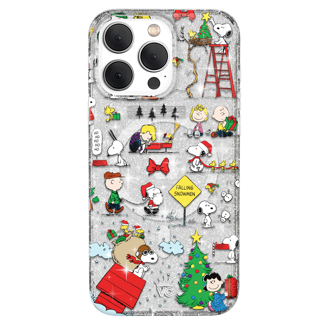 Snoopy Christmas Glitter iPhone Case - Image 36