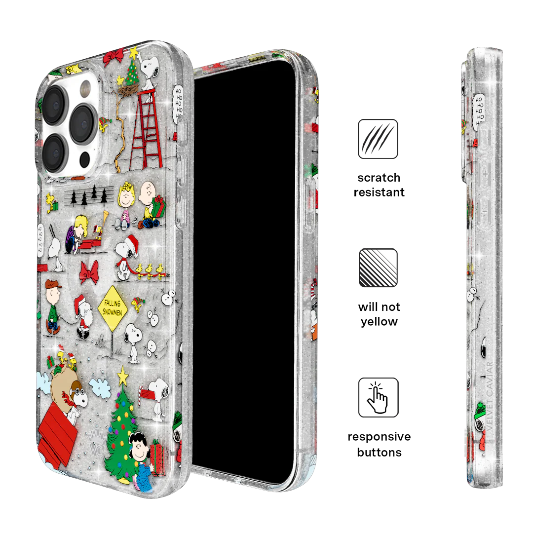 Snoopy Christmas Glitter iPhone Case - Image 40