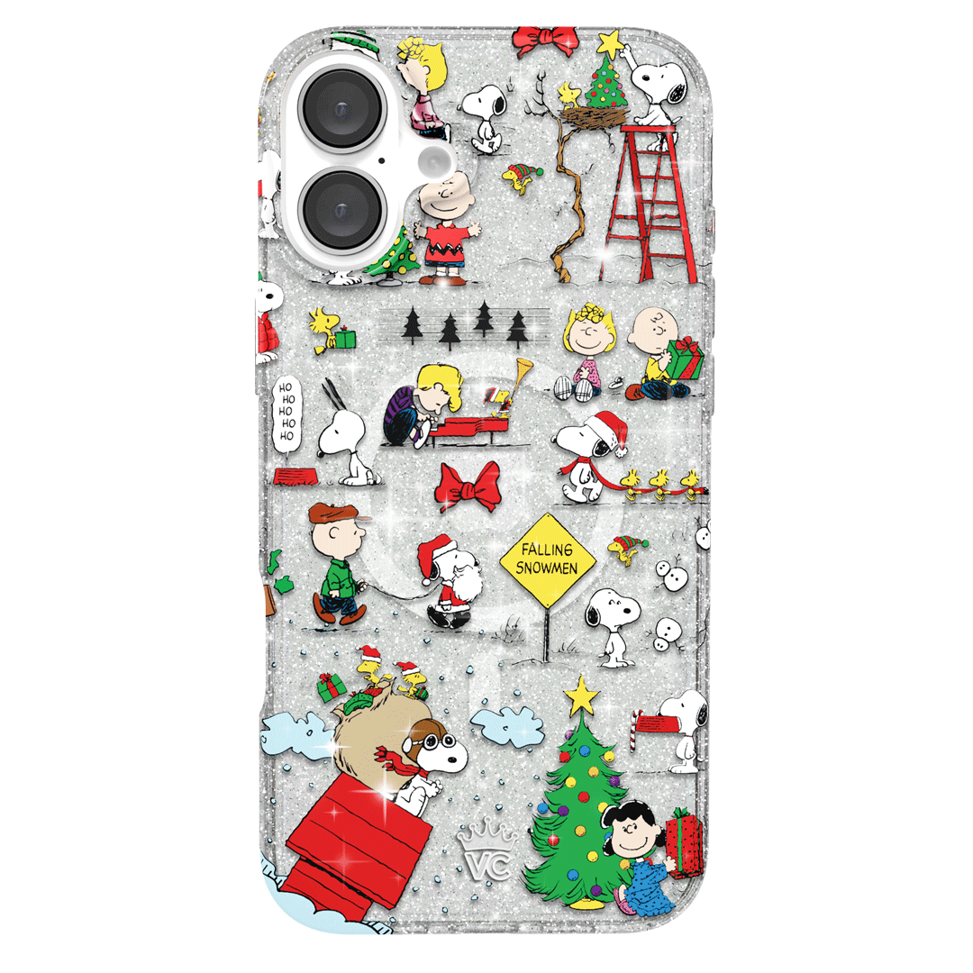 Snoopy Christmas Glitter iPhone Case - Image 6