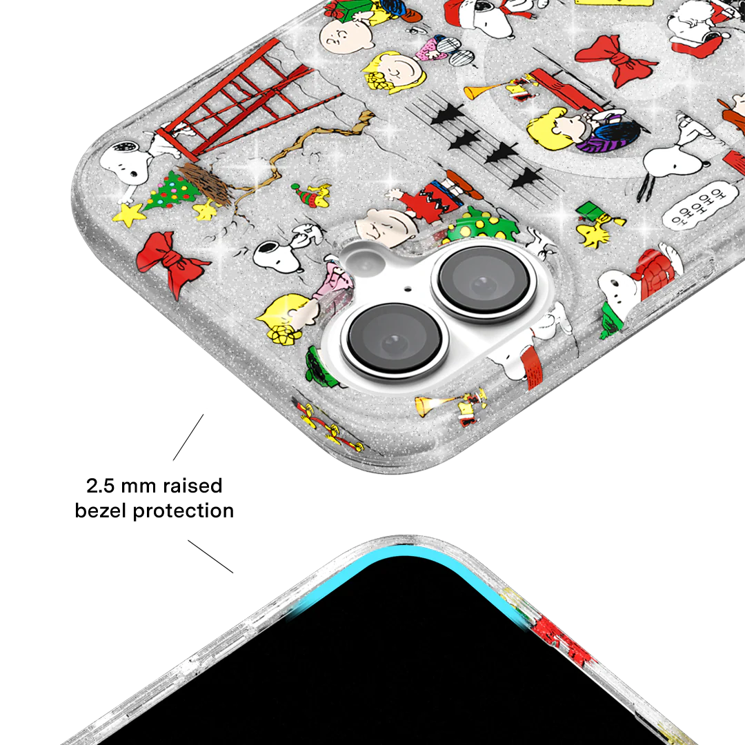 Snoopy Christmas Glitter iPhone Case - Image 7
