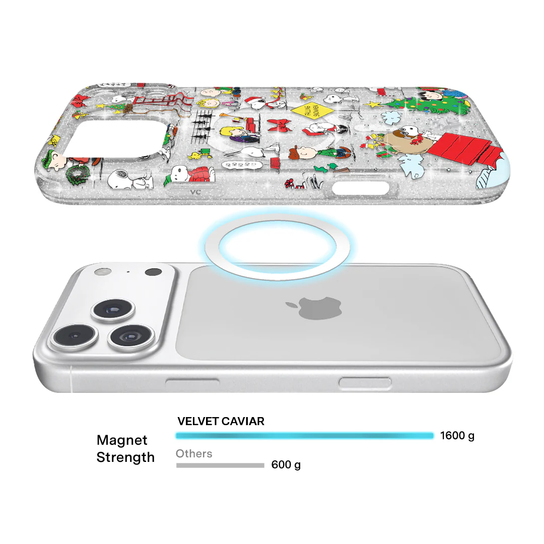 Snoopy Christmas Glitter iPhone Case - Image 89