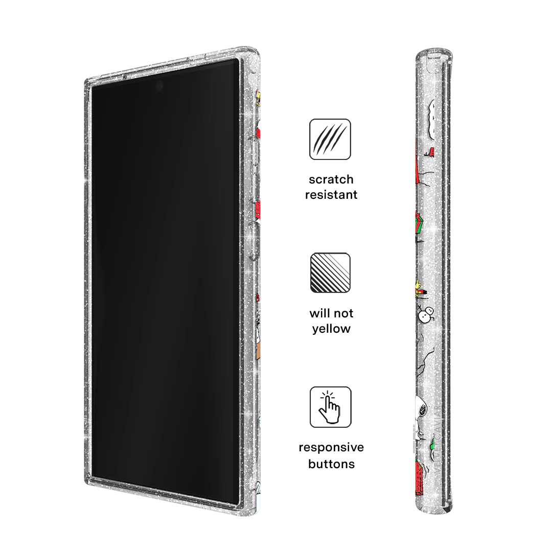 Snoopy Christmas Glitter Samsung Case - Image 12