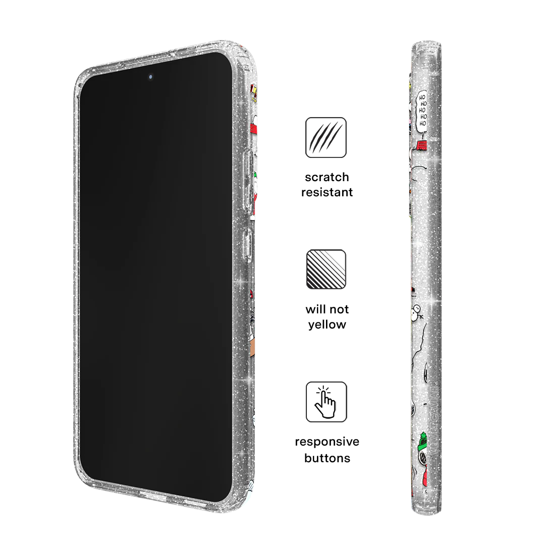 Snoopy Christmas Glitter Samsung Case - Image 36