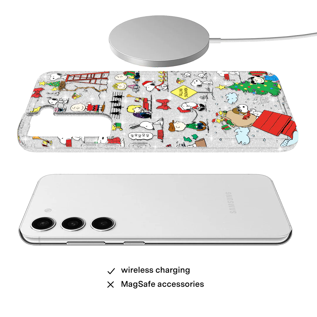 Snoopy Christmas Glitter Samsung Case - Image 40