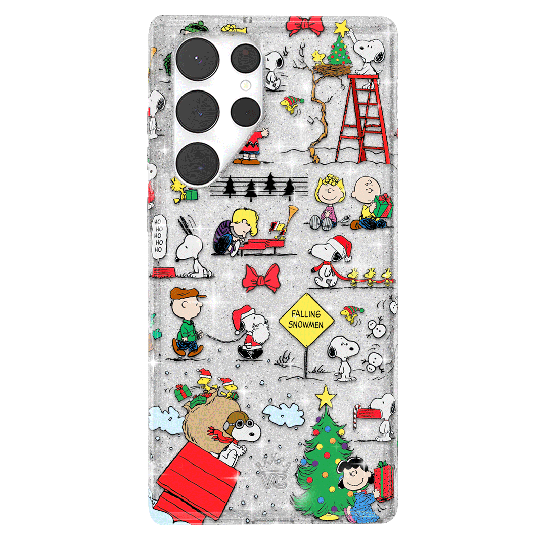 Snoopy Christmas Glitter Samsung Case - Image 43