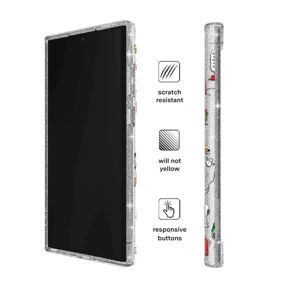 Snoopy Christmas Glitter Samsung Case - Image 48