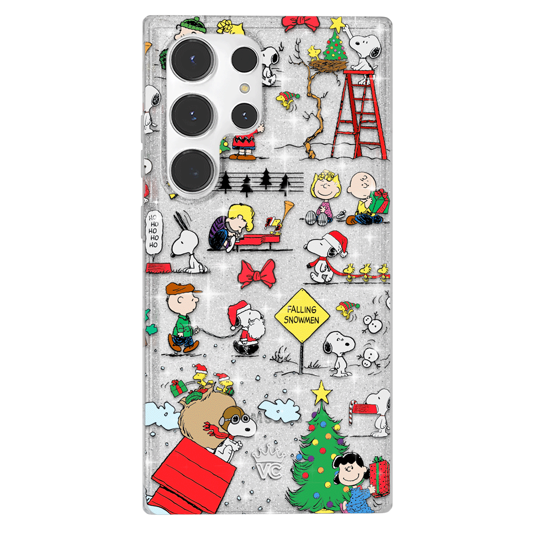 Snoopy Christmas Glitter Samsung Case - Image 7