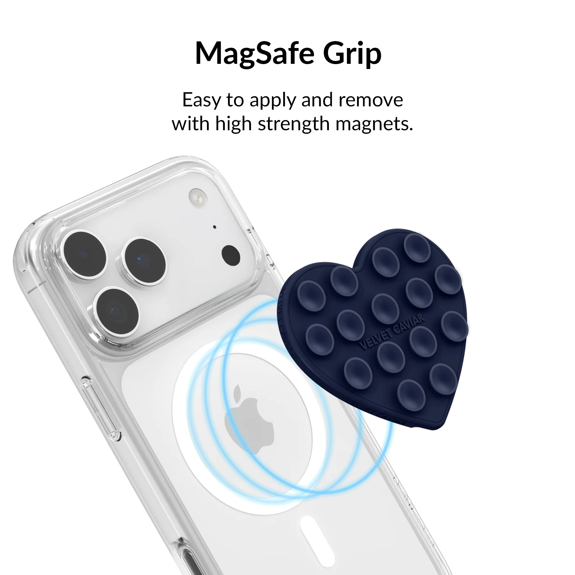 Admiral Navy Heart MagSafe MightyGrip - Image 4