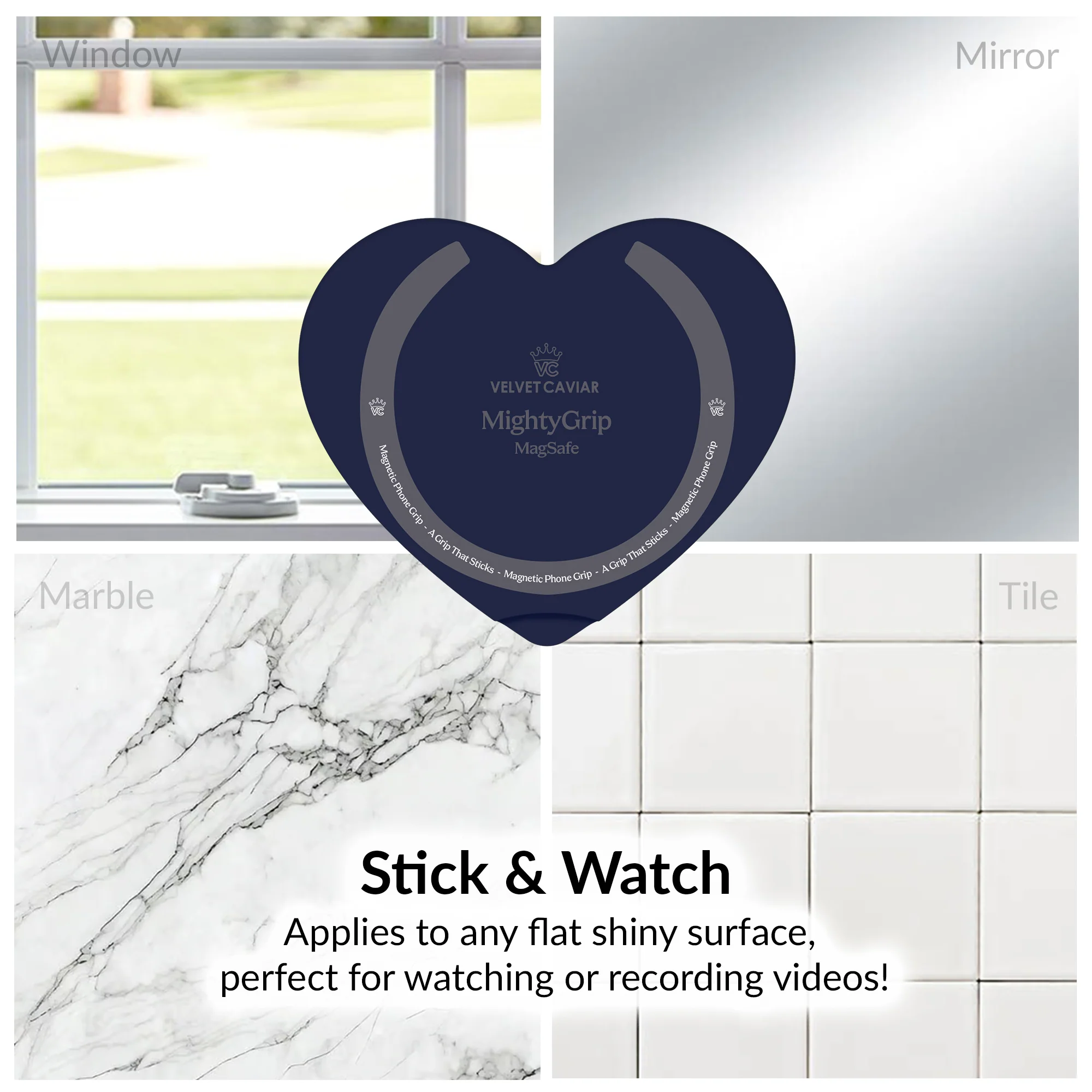 Admiral Navy Heart MagSafe MightyGrip - Image 6