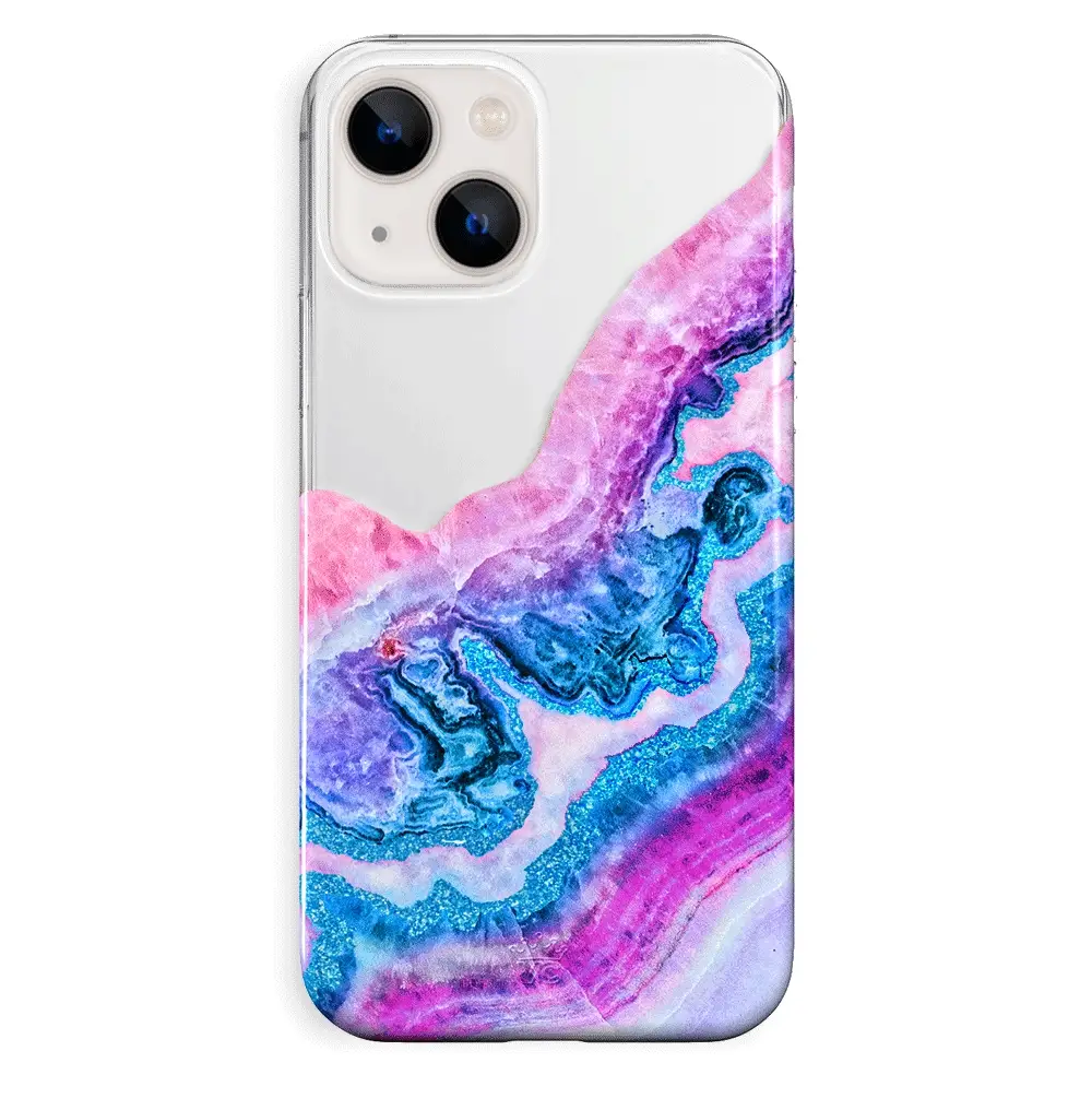 Geode Glitter Clear iPhone Case - Image 103