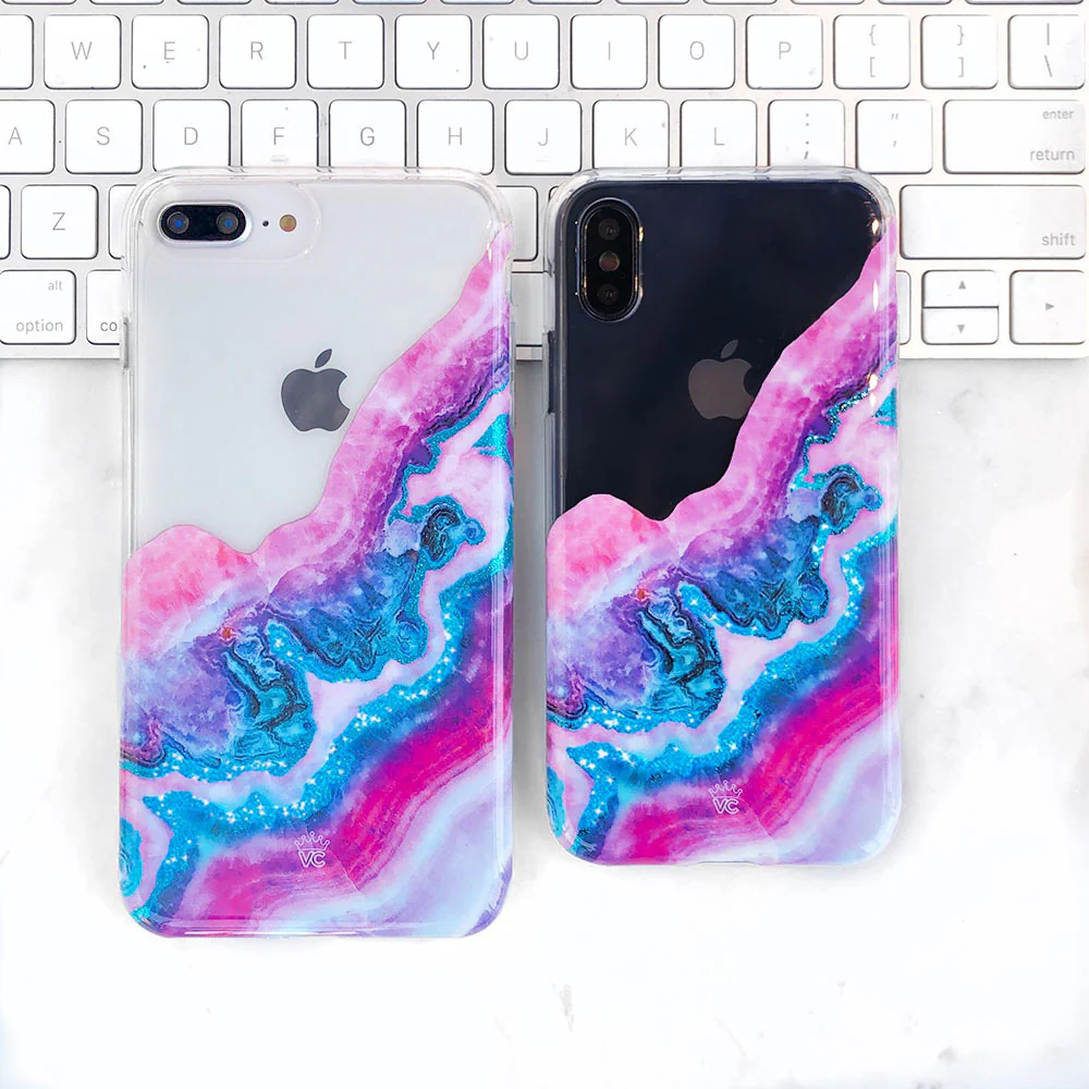 Geode Glitter Clear iPhone Case - Image 21