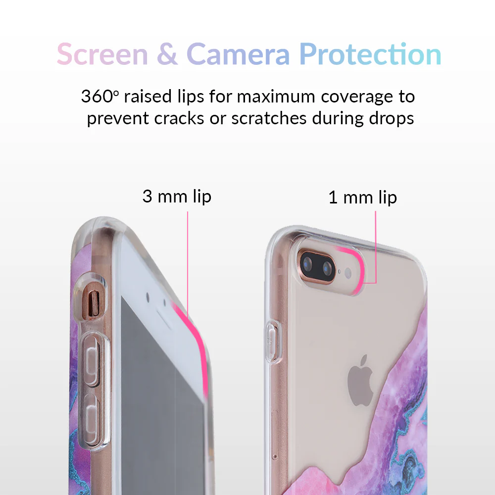 Geode Glitter Clear iPhone Case - Image 24