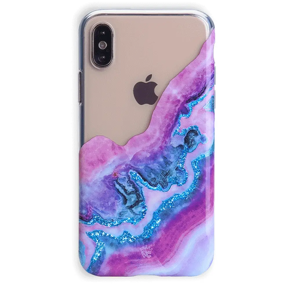 Geode Glitter Clear iPhone Case - Image 29