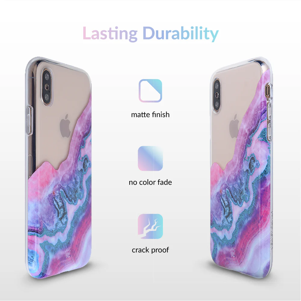Geode Glitter Clear iPhone Case - Image 40