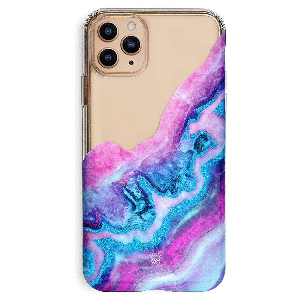 Geode Glitter Clear iPhone Case - Image 74