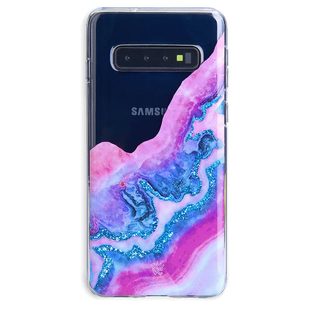 Geode Glitter Clear Samsung Case - Image 49
