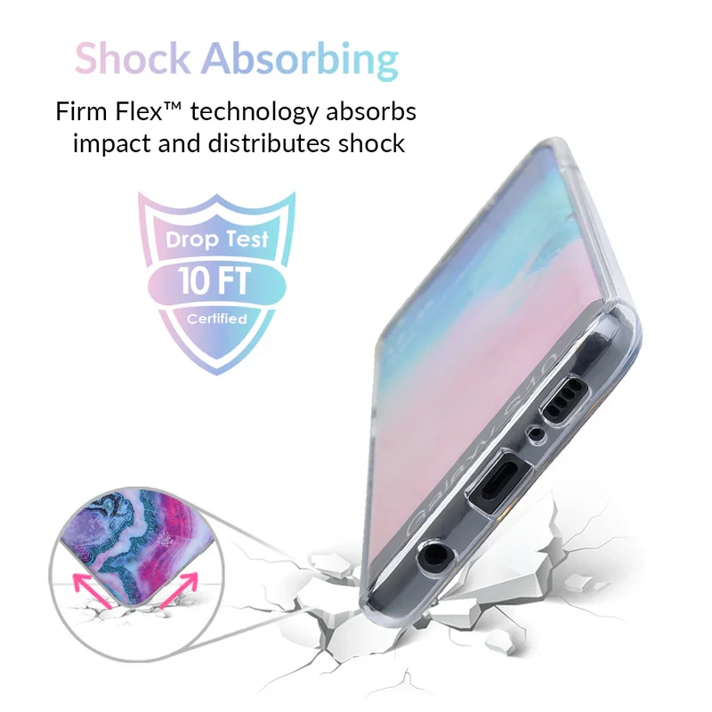 Geode Glitter Clear Samsung Case - Image 52