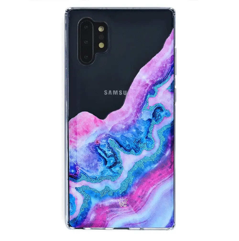 Geode Glitter Clear Samsung Case - Image 56