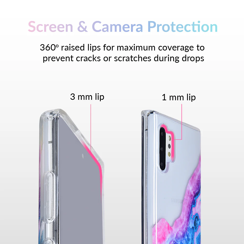 Geode Glitter Clear Samsung Case - Image 57