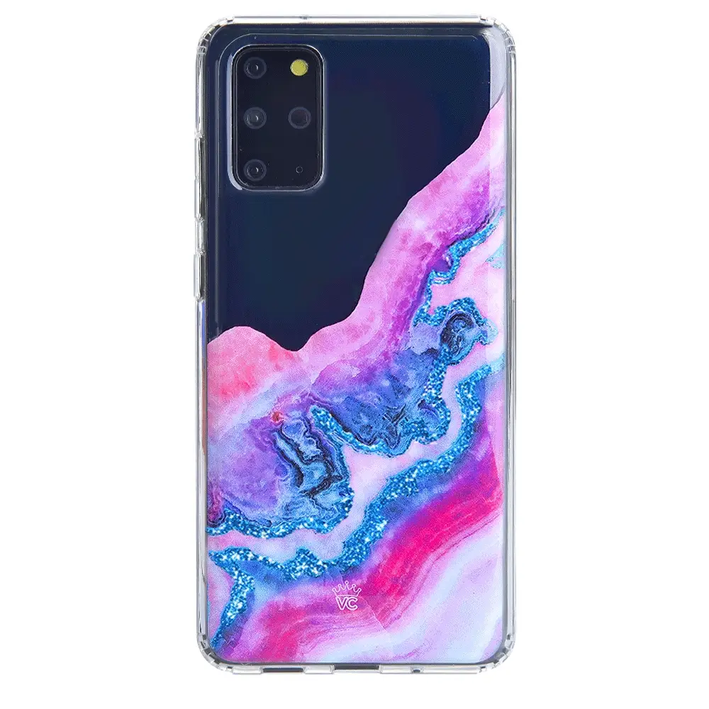 Geode Glitter Clear Samsung Case - Image 66