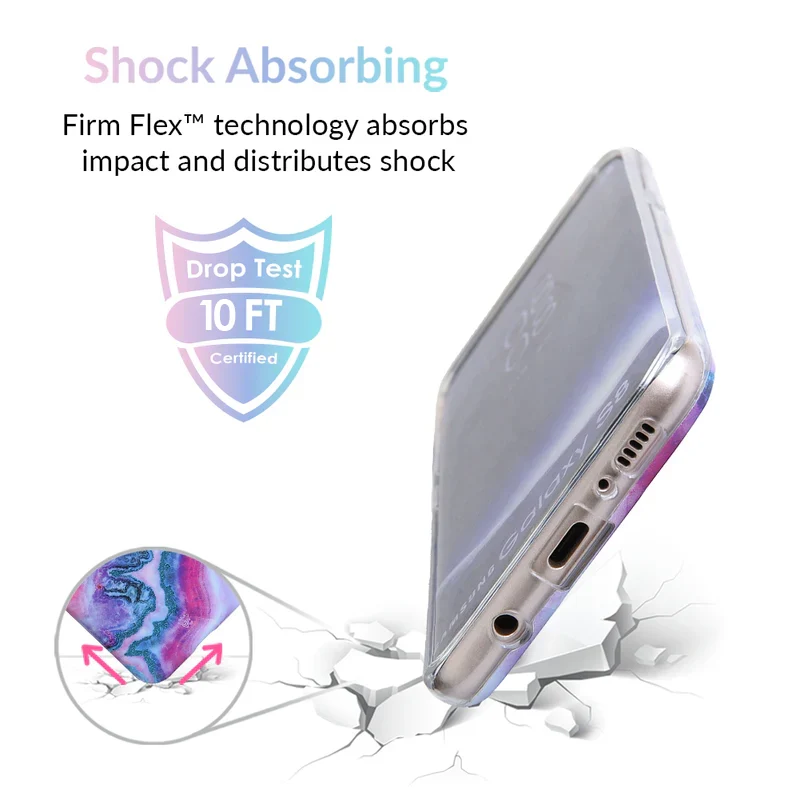 Geode Glitter Clear Samsung Case - Image 68