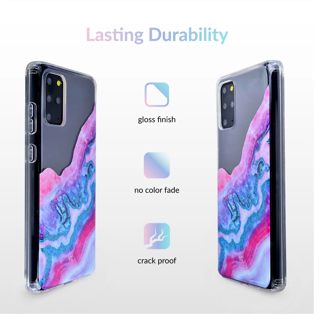 Geode Glitter Clear Samsung Case - Image 69