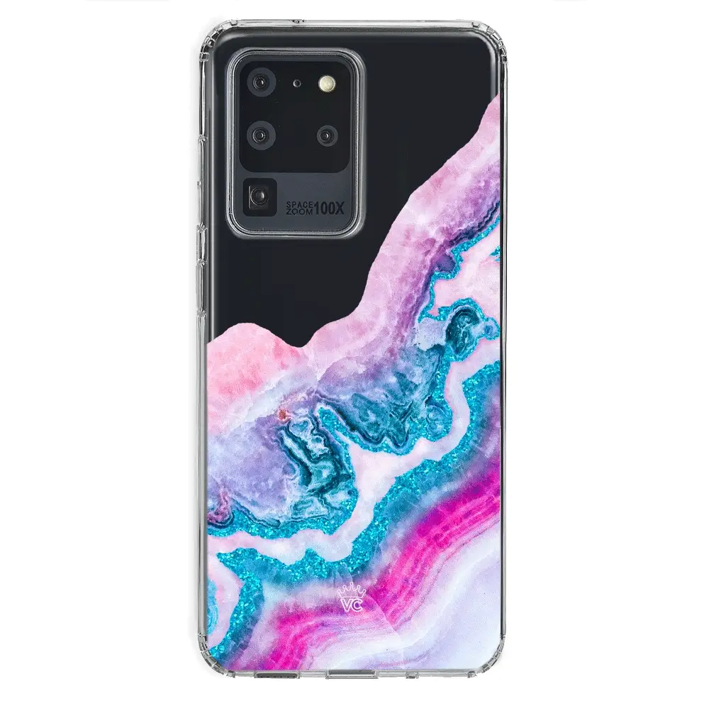 Geode Glitter Clear Samsung Case - Image 71