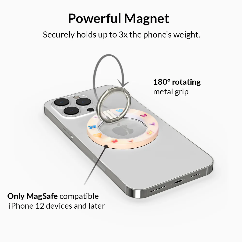 Aura Butterfly MagSafe Grip Ring - Image 4