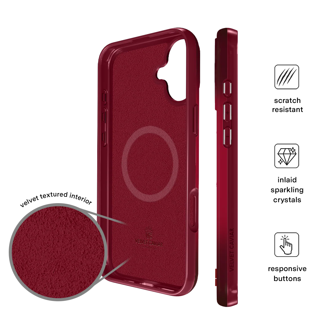 Black Cherry Crystal iPhone Case - Image 24