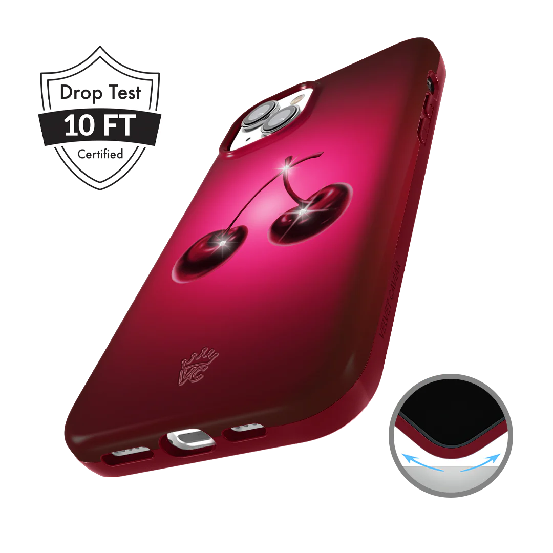 Black Cherry Crystal iPhone Case - Image 77