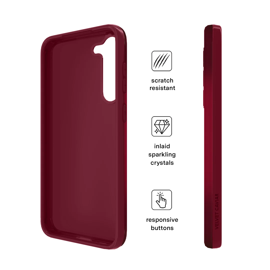 Black Cherry Crystal Samsung Case - Image 30