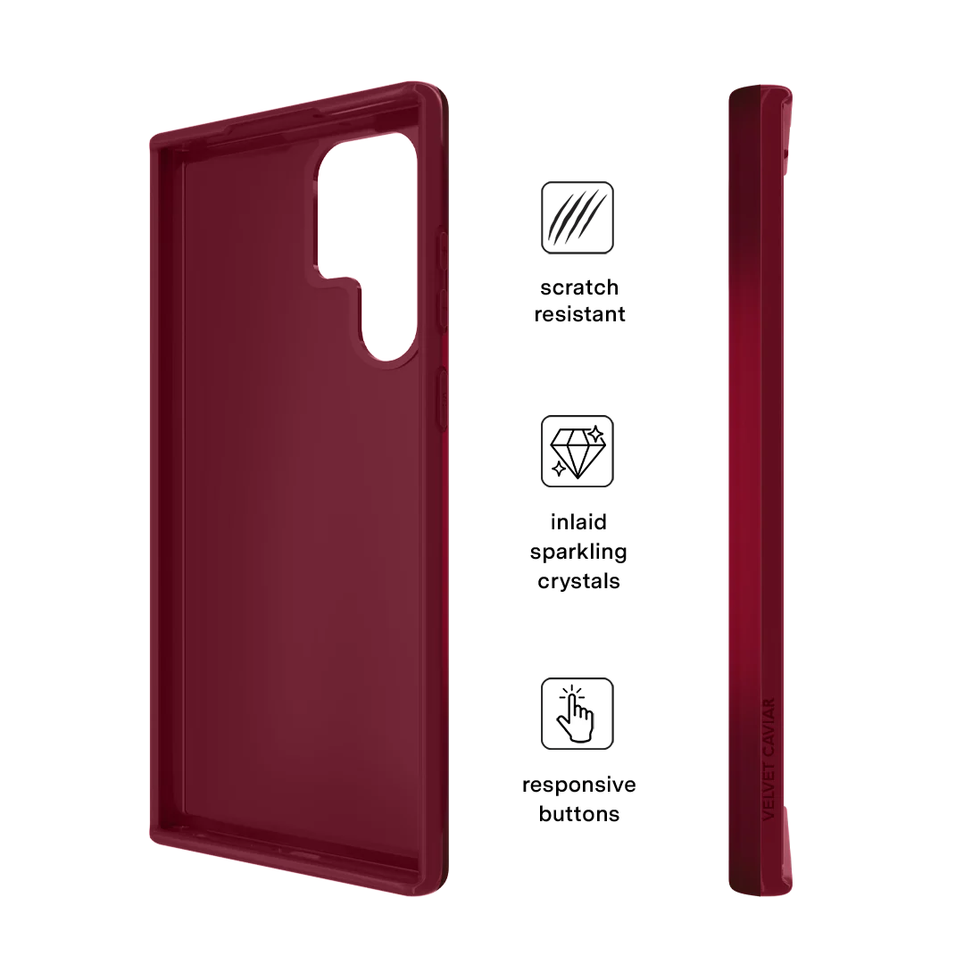 Black Cherry Crystal Samsung Case - Image 36