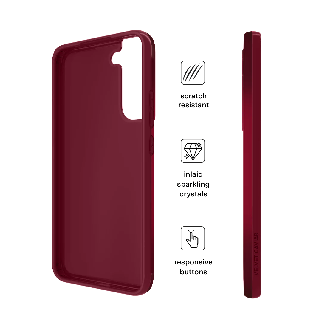 Black Cherry Crystal Samsung Case - Image 42