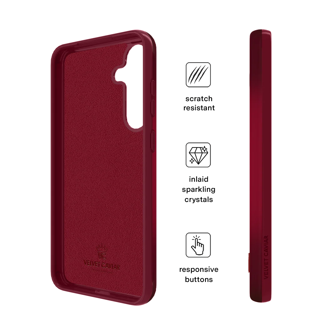 Black Cherry Crystal Samsung Case - Image 6