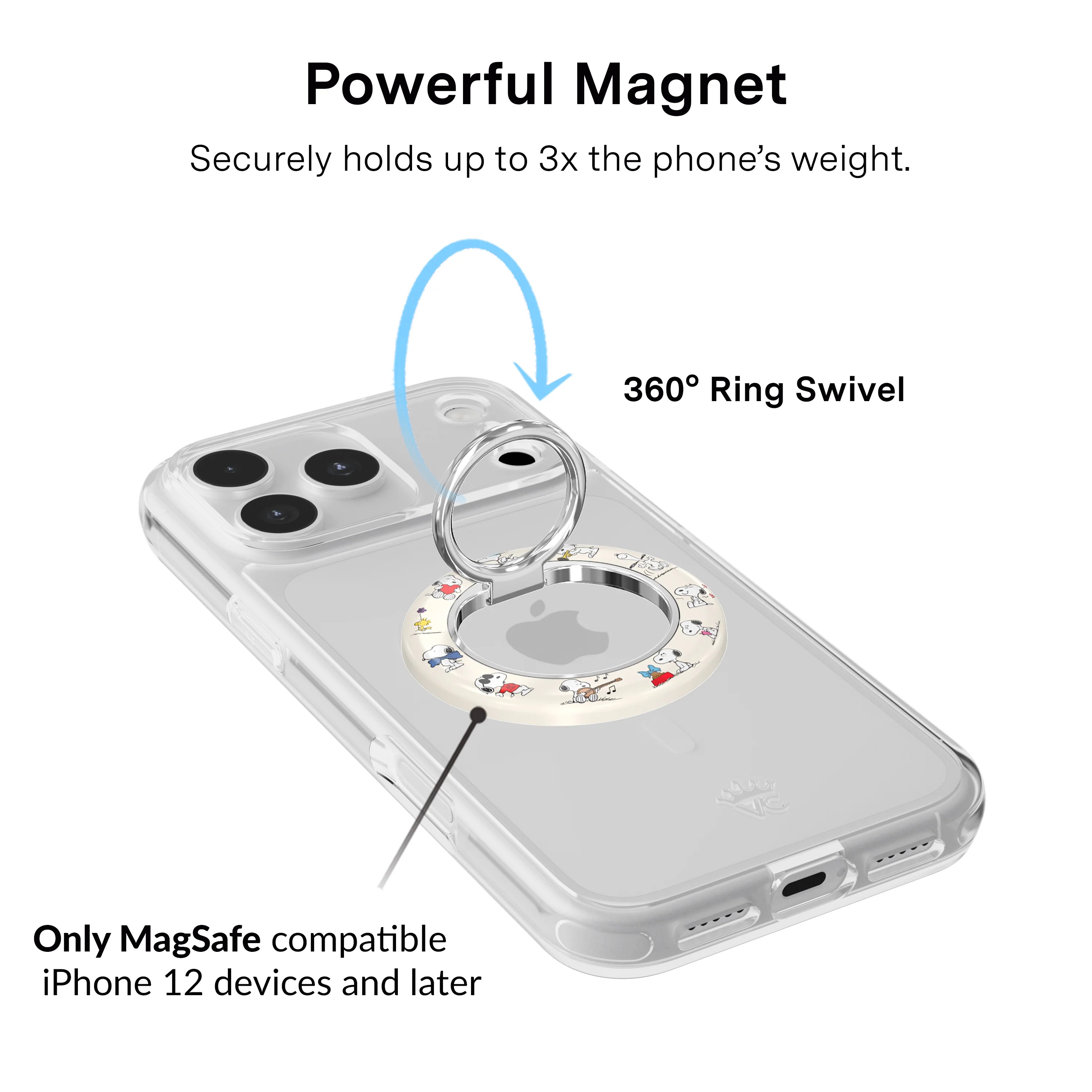 Snoopy Moods MagSafe Grip Ring - Image 2