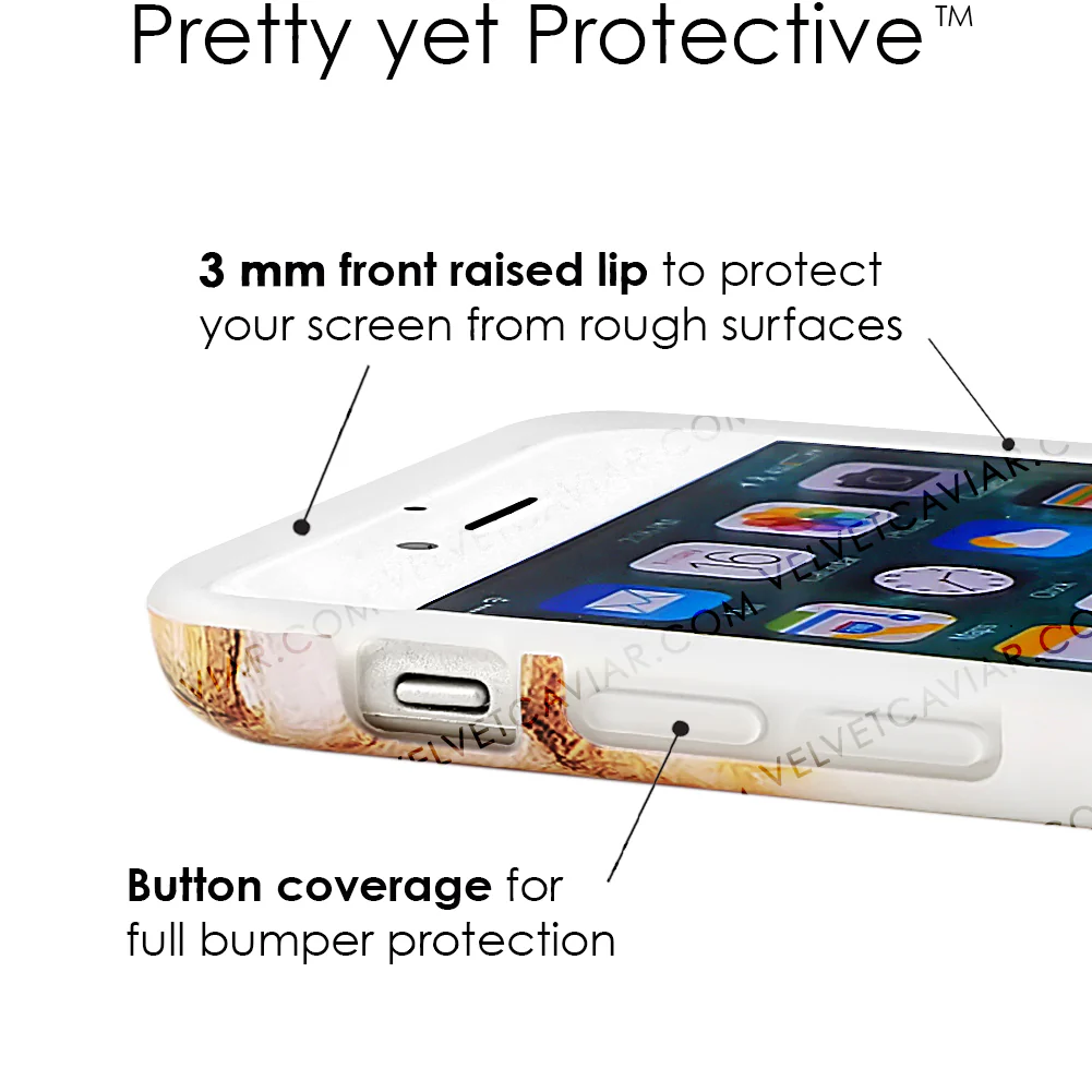 Amber Gold Marble iPhone Case - Image 9