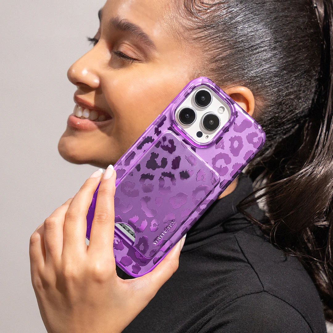 Amethyst Leopard MagSafe Wallet - Image 2