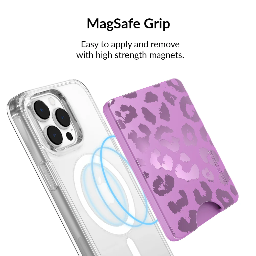 Amethyst Leopard MagSafe Wallet - Image 4