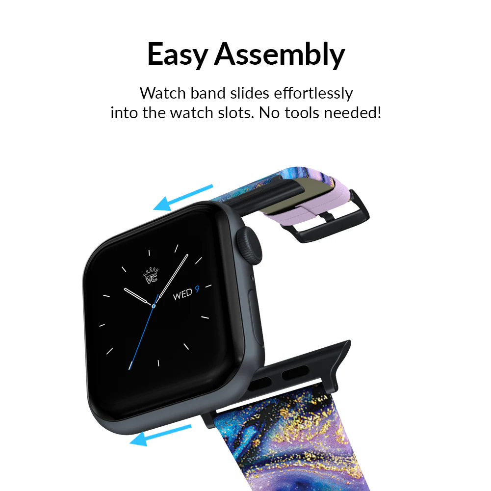 Galaxy Glitter Apple Watch Band - Image 11