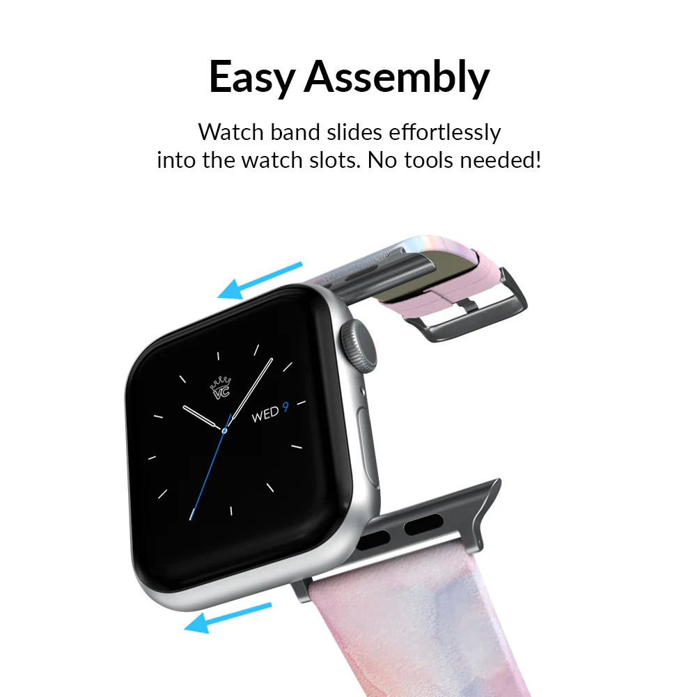 Pastel Tie Dye Apple Watch Band - Image 5