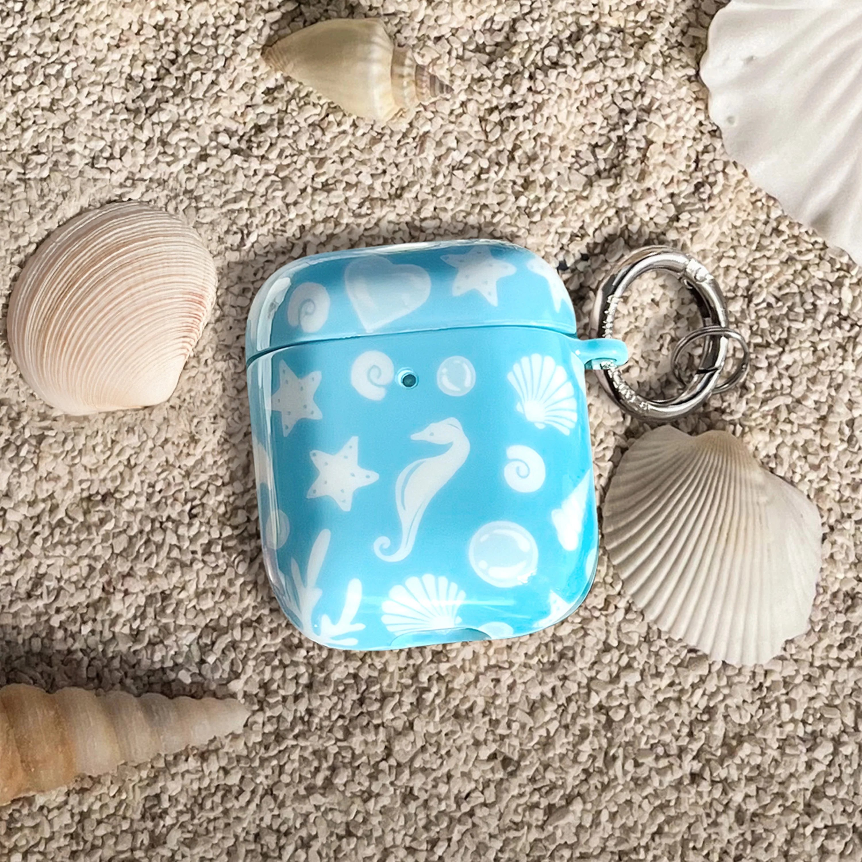 Aquamarine Holo AirPod Case - Image 2