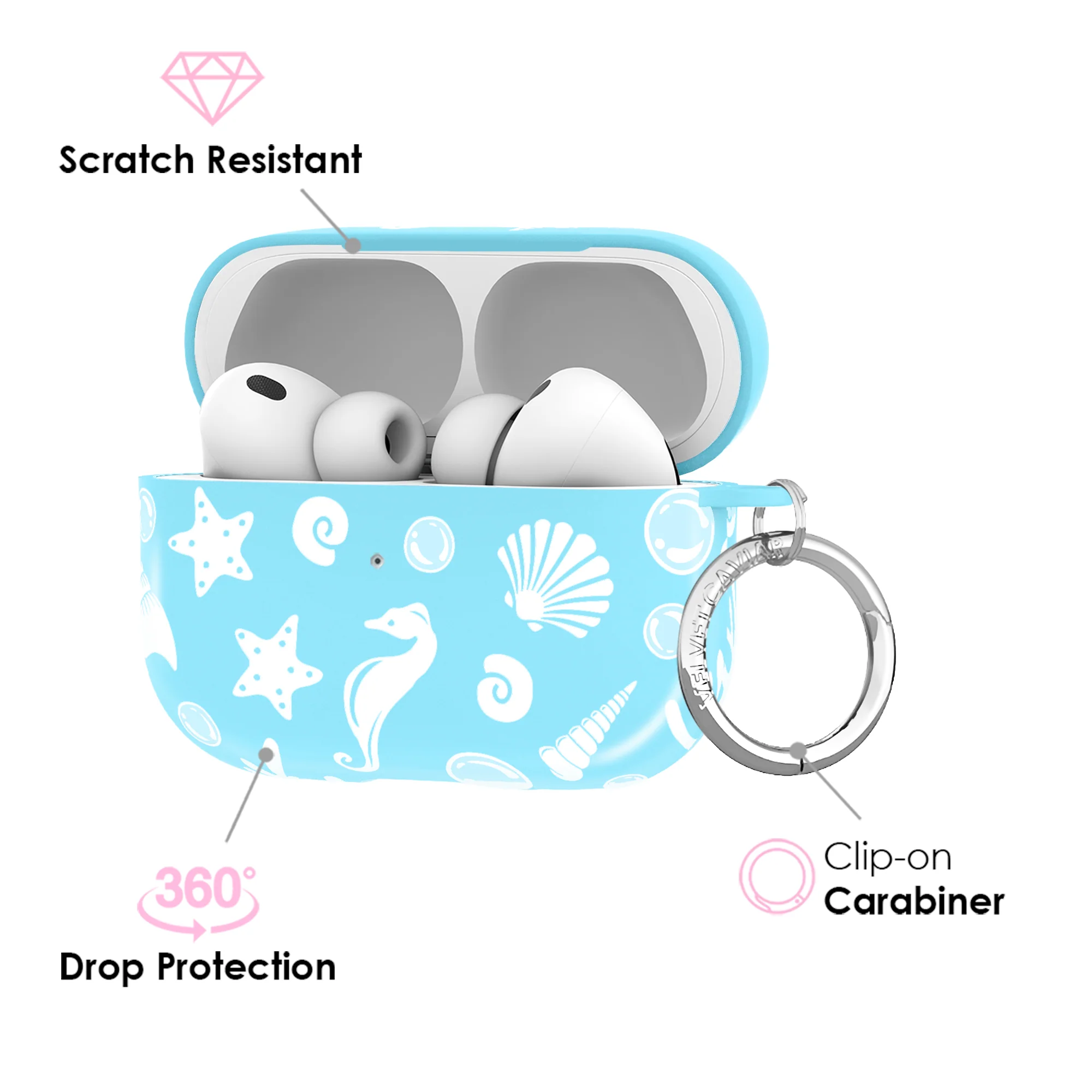 Aquamarine Holo AirPod Case - Image 23